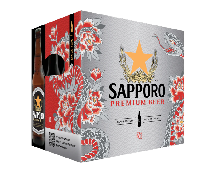 Sapporo Premium 12oz 12-Pack Bottle