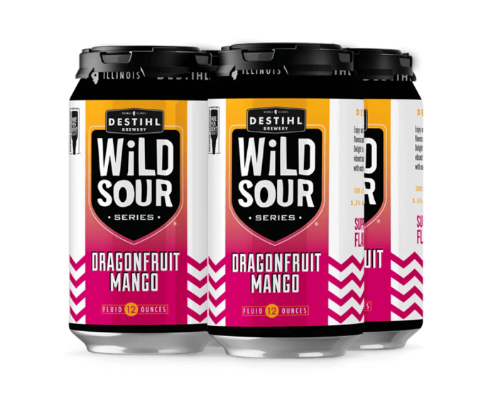 Destihl Wild Sour Dragonfruit Mango 12oz 4-Pack Can