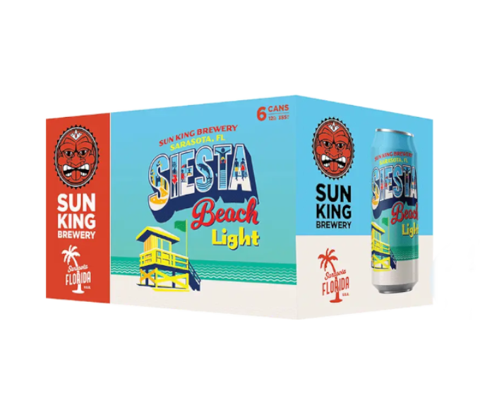 Sun King Siesta Beach Light 12oz 6-Pack Can