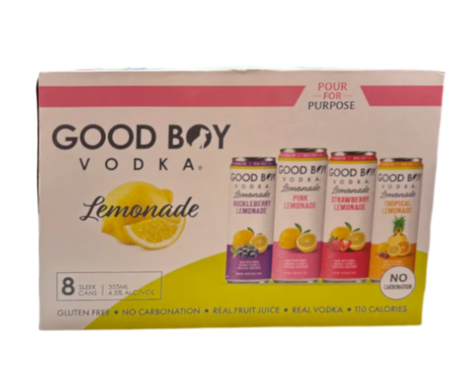 Good Boy Lemonade Variety Pack 12oz 8-Pack Can