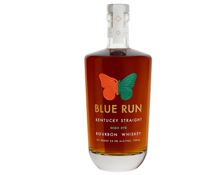 Blue Run Orange Green High Rye 111 Proof 750ml (Scan Correct Item)