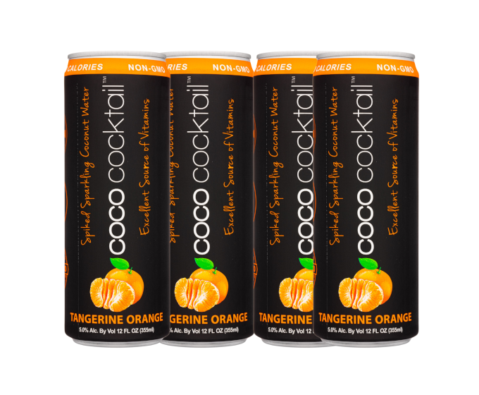 Coco Cocktail Tangerine Orange 12oz 4-Pack Can