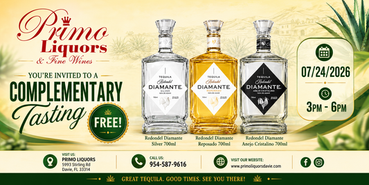 Free Redondel Diamante Tequila Tasting at Primo Liquors Davie – July 24, 2026