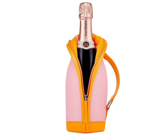 Veuve Clicquot Brut Rose 750ml With Personalized Holiday Ice Jacket