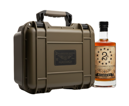 2A 2nd Amendment Straight Bourbon W/ Alpha Gun Case 750ml