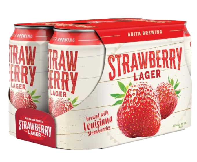 Abita Strawberry Lager 12oz 6-Pack Can