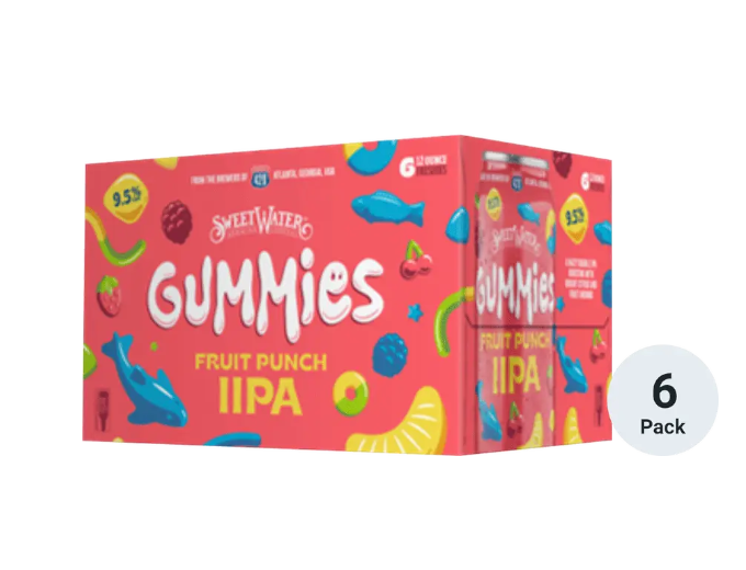 Sweet Water Gummies Fruit Punch IPA 12oz 6-Pack