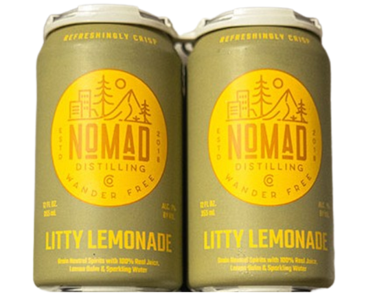 Nomad Litty Lemonade 12oz 4-Pack Can
