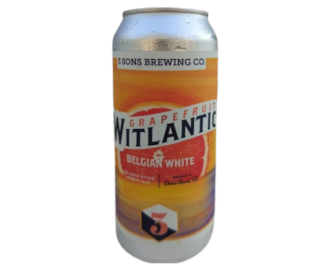 Three Sons Grapefruit Witlantic 16oz 4-Pack Can