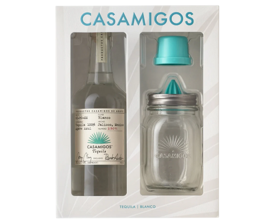 Casamigos Blanco With Mason Jar Juicer 750ml (HR)