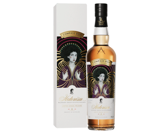 Compass Box Hedonism Blended Grain 2025 Release 750ml (Scan Correct Item)