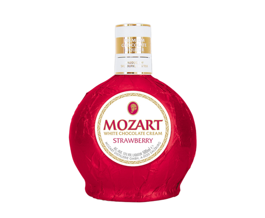 Mozart White Chocolate Strawberry Liqueur 750ml (DNO)