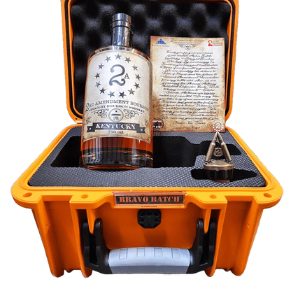 2A 2nd Amendment Straight Bourbon W/ Bravo Gun Case 750ml