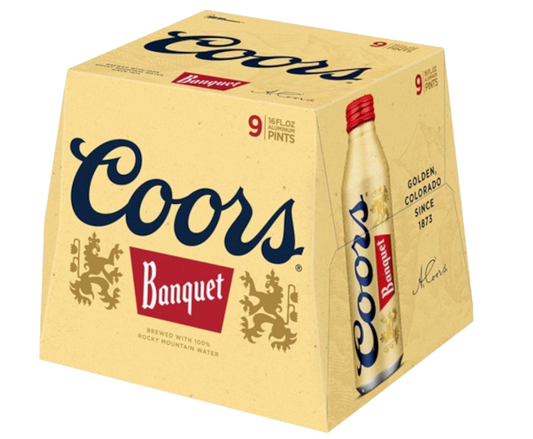 Coors Banquet 16oz 9-Pack Aluminum Bottle