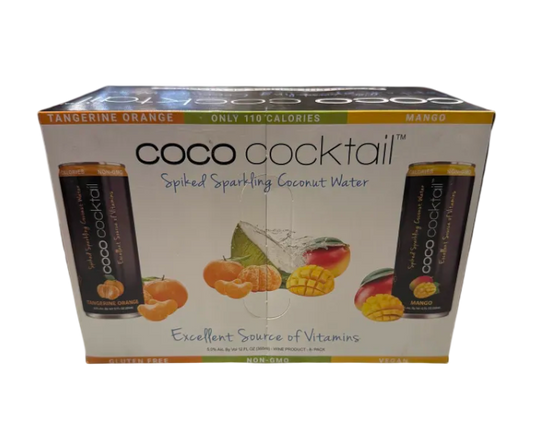 Coco Cocktail Tangerine Orange Mango 12oz 8-Pack Can