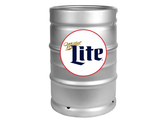 Miller Lite 1/2 Keg (No Barcode)