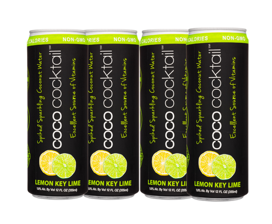 Coco Cocktail Lemon Key Lime 12oz 4-Pack Can