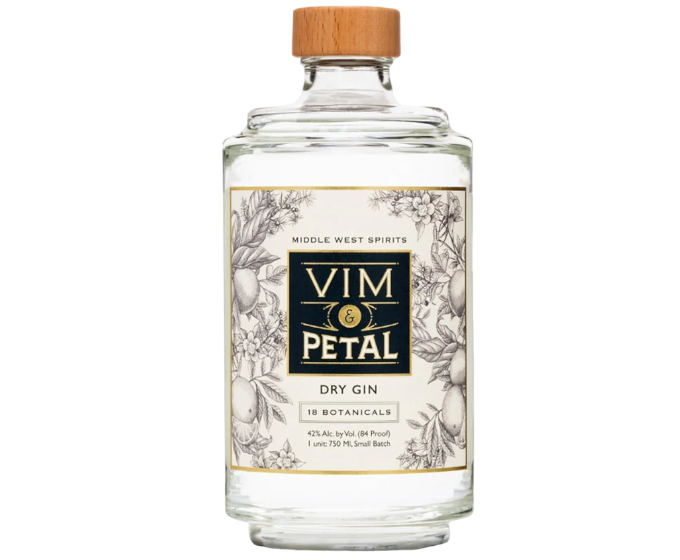 Middle West Vim & Petal Dry Gin 750ml