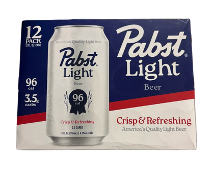 Pabst Blue Ribbon Light 12oz 12-Pack Can