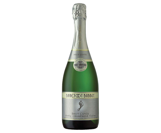 Barefoot Bubbly Brut Cuvee Champagne 750ml (DNO P2)