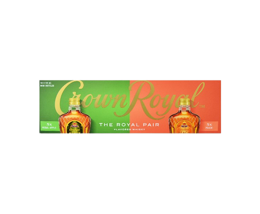 Crown Royal Regal Apple & Peach Gift Set 50ml 10-Pack