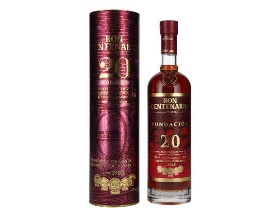 Ron Centenario 20 Years Fundacion 700ml
