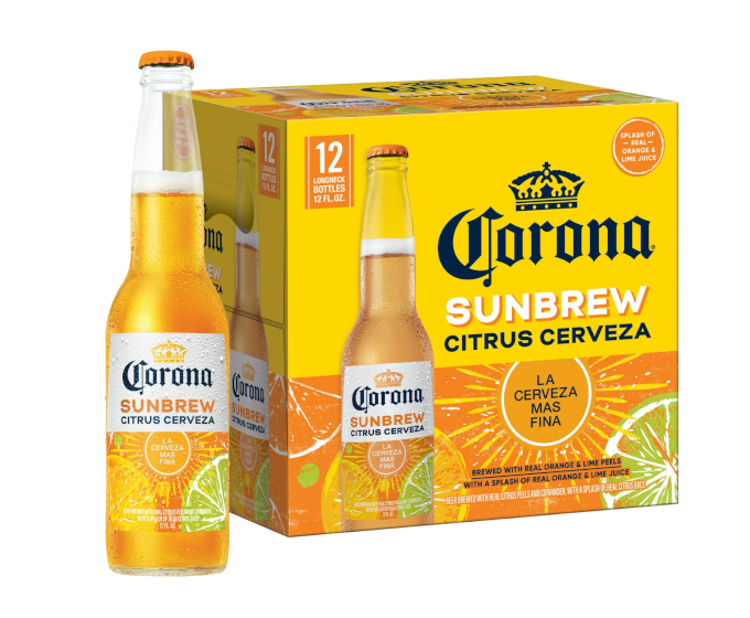 Corona Sunbrew Citrus Cerveza 12oz 12-Pack Bottle