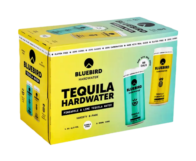 Bluebird Tequila Hardwater Variety 12oz 8-Pack Can