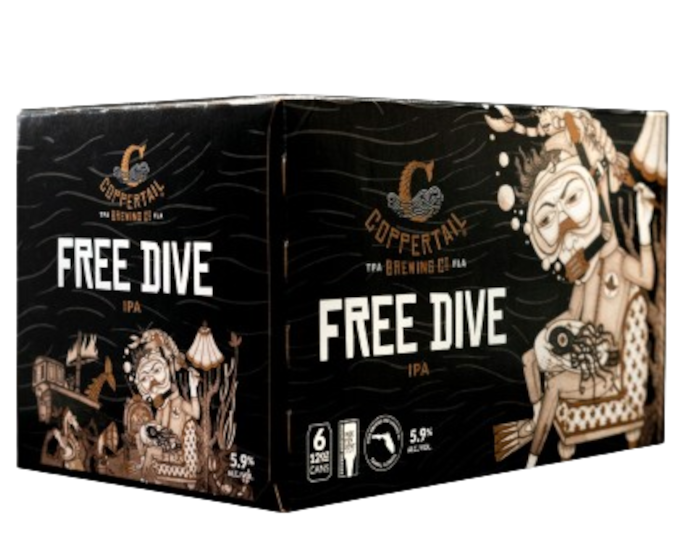 Coppertail Brewing Free Dive 12oz 6-Pack Can