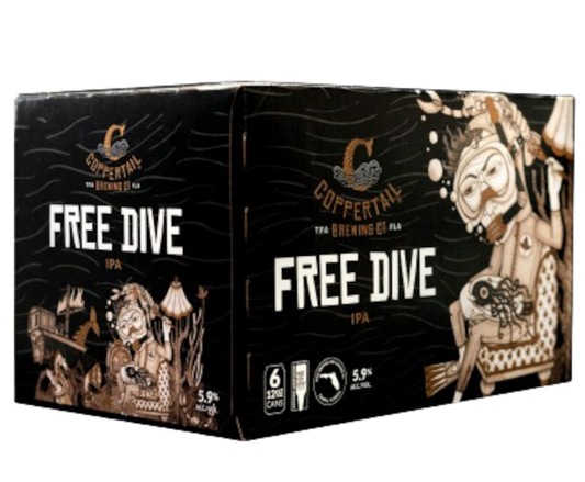 Coppertail Brewing Free Dive 12oz 6-Pack Can