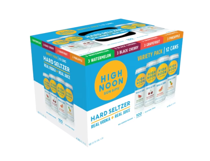 High Noon Hard Seltzer Beach Variety Pack 12oz 12-Pack Can