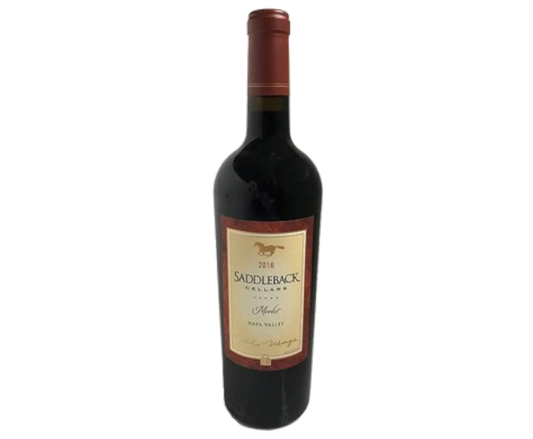 Saddleback Cellars Merlot 2016 750ml (No Barcode)