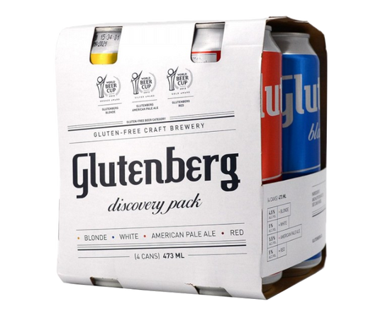 Glutenberg Discovery Variety Pack 16oz 4-Pack Can
