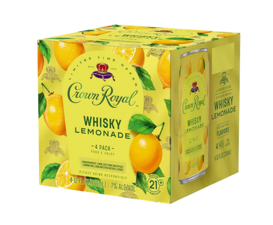 Crown Royal Lemonade 12oz 4-Pack Can (DNO)