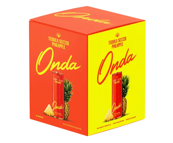 Onda Sparkling Pineapple 12oz 4-Pack Can