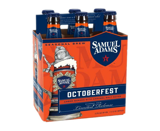 Samuel Adams Octoberfest Lager 12oz 6-Pack Bottle
