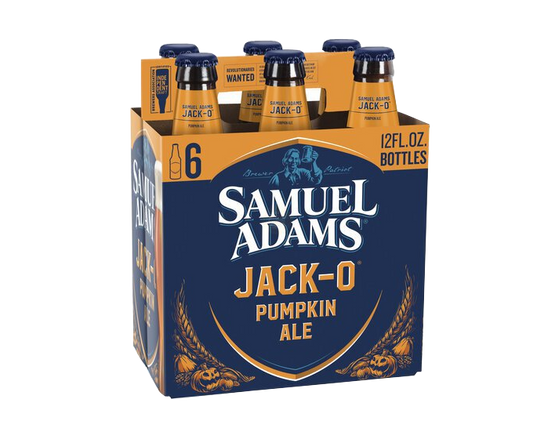 Samuel Adams Jack O Pumpkin Ale  12oz 6-Pack Bottle