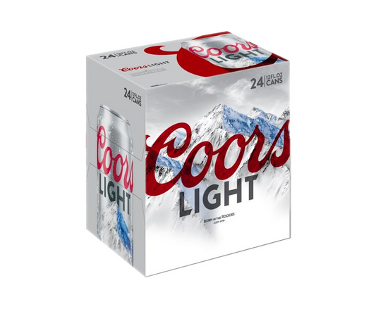 Coors Light 12oz 24-Pack Can