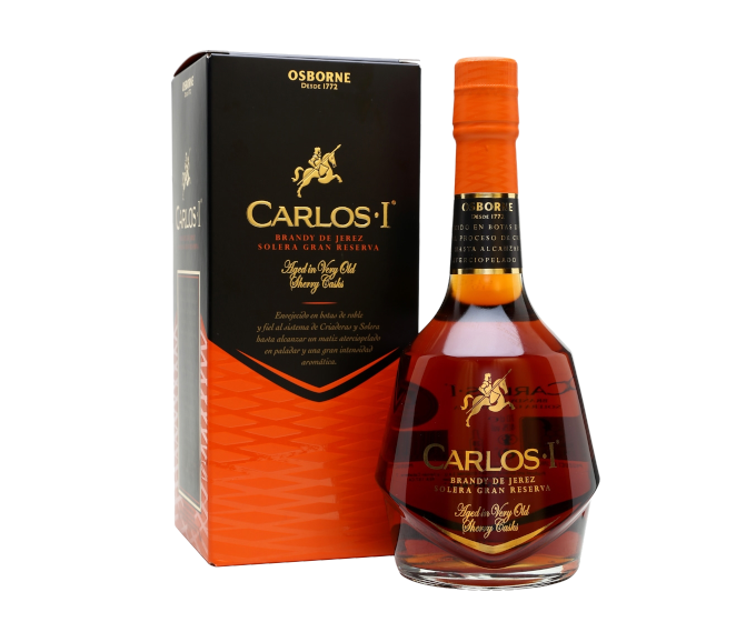 Osborne Carlos I Brandy de Jerez Gran Reserva 750ml (DNO P4)