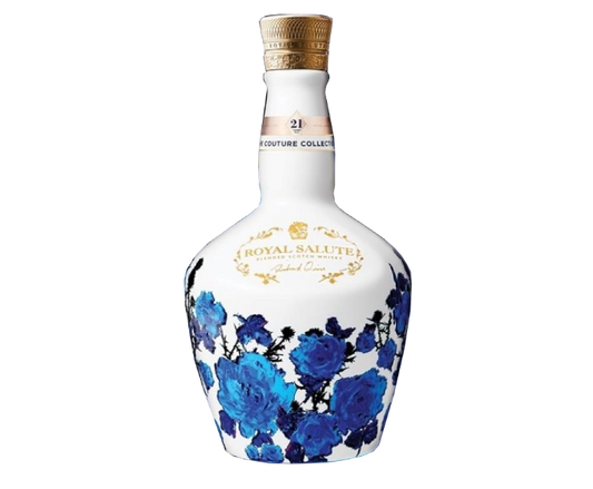 Chivas Regal Royal Salute 21 Years Couture Collection Richard Quinn White Bottle 750ml