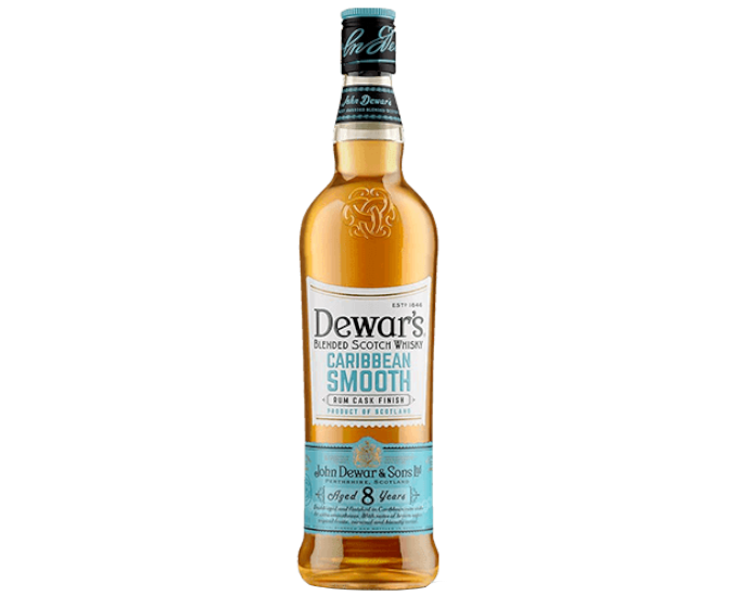 Dewars 8 Year Old Blended Caribbean Smooth Cask Finish 750ml