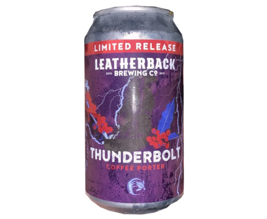 Leatherback Thunderbolt Coffee Porter 12oz 6-Pack Can