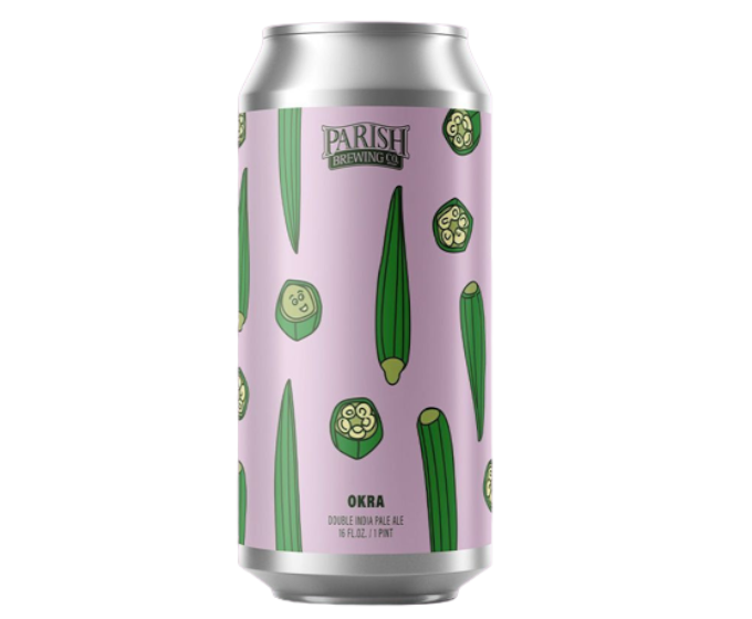 Parish Okra 16oz 4-Pack Can