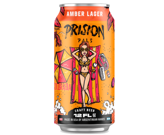 Prision Pals La Colorada Amber Lager 12oz 6-Pack Can