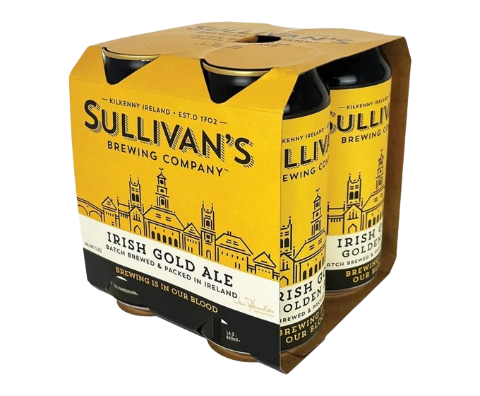 Sullivans Irish Gold Ale 14.9oz 4-Pack Can