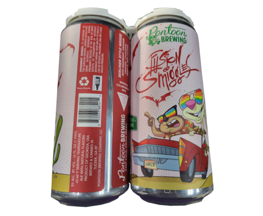 Pontoon Fusion Smiggles Sour 16oz 4-Pack Can