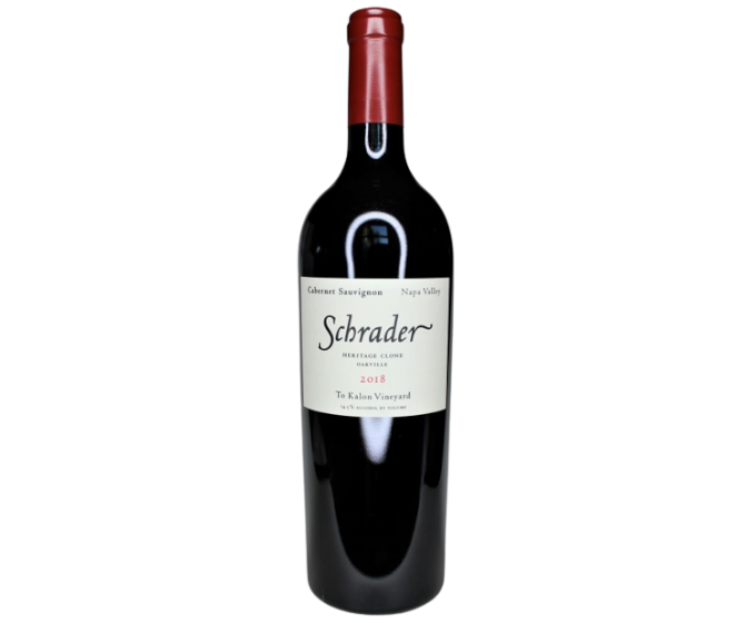 Schrader Heritage Clone To Kalon Cabernet Sauv 2018 750ml (No Barcode)