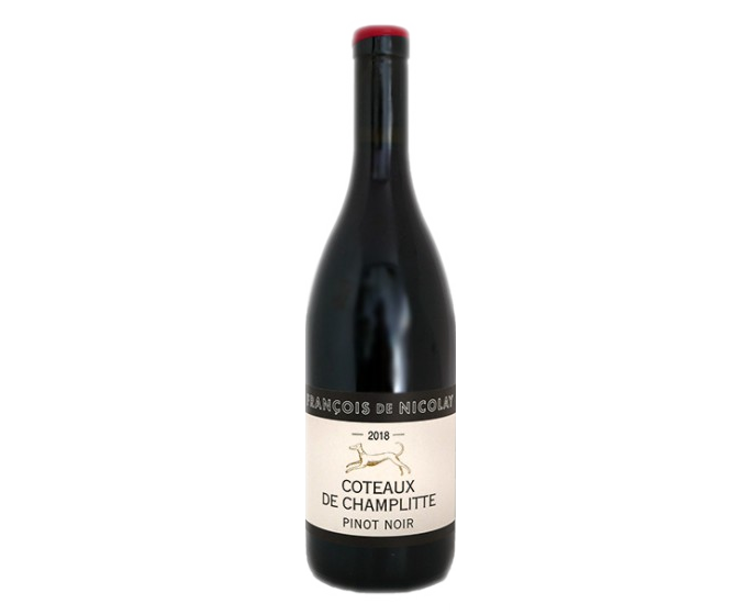 Francois de Nicolay Coteaux de Champlitte Pinot Noir 2018 750ml (No Barcode)