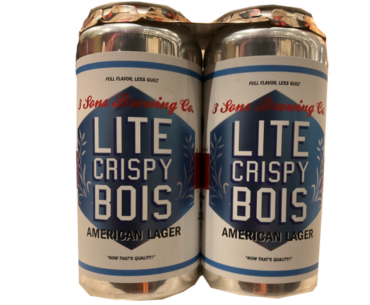 Three Sons Lite Crispy Bois 16oz 4-Pack Can