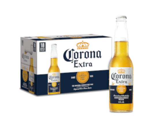 Corona Extra 12oz 18-Pack Can (No Barcode)